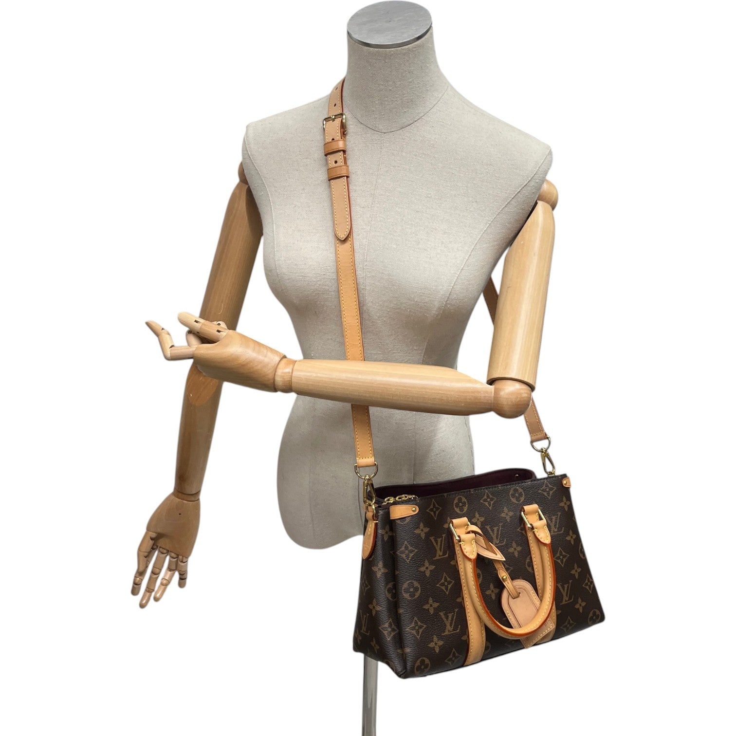 Women's Monogram Soufflot Bb Handbag Brown - Photo 2