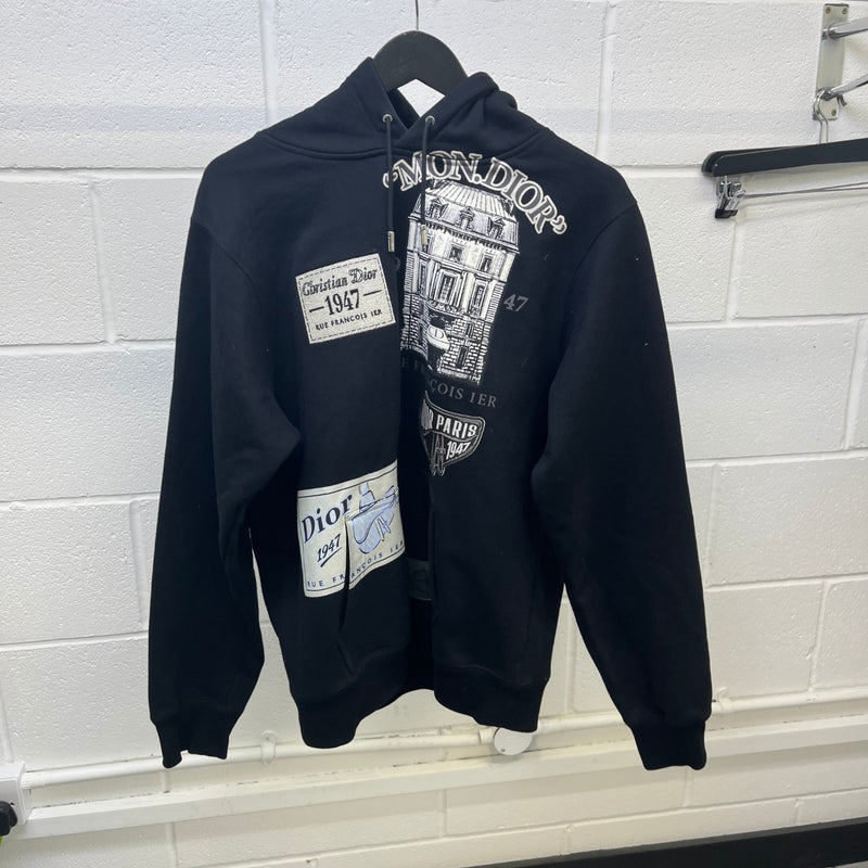 Men's Archive Patch Hoodie Black Size M