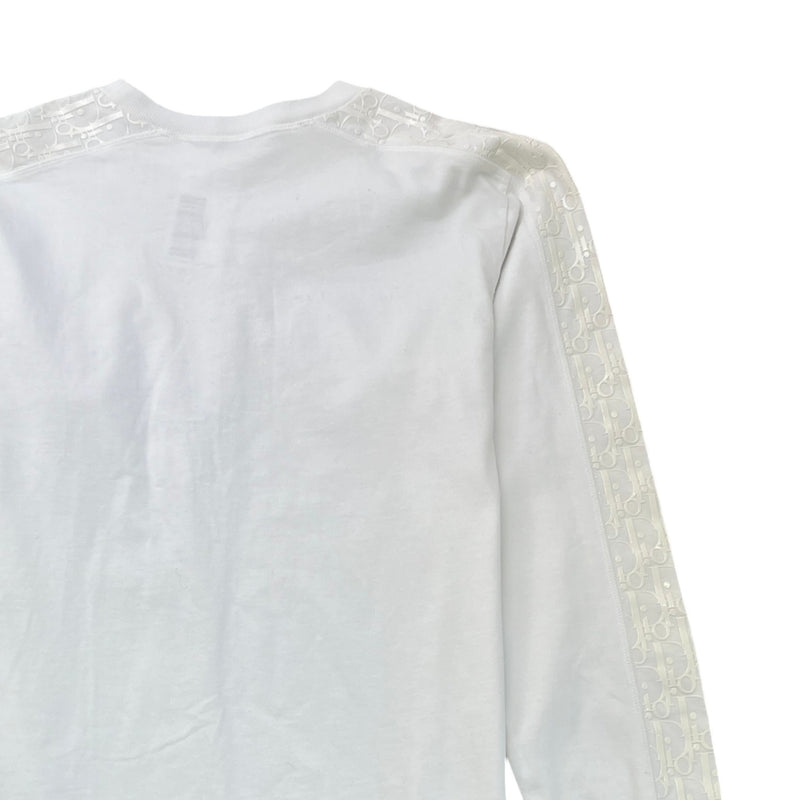 Men's Oblique Sweatshirt White Size L