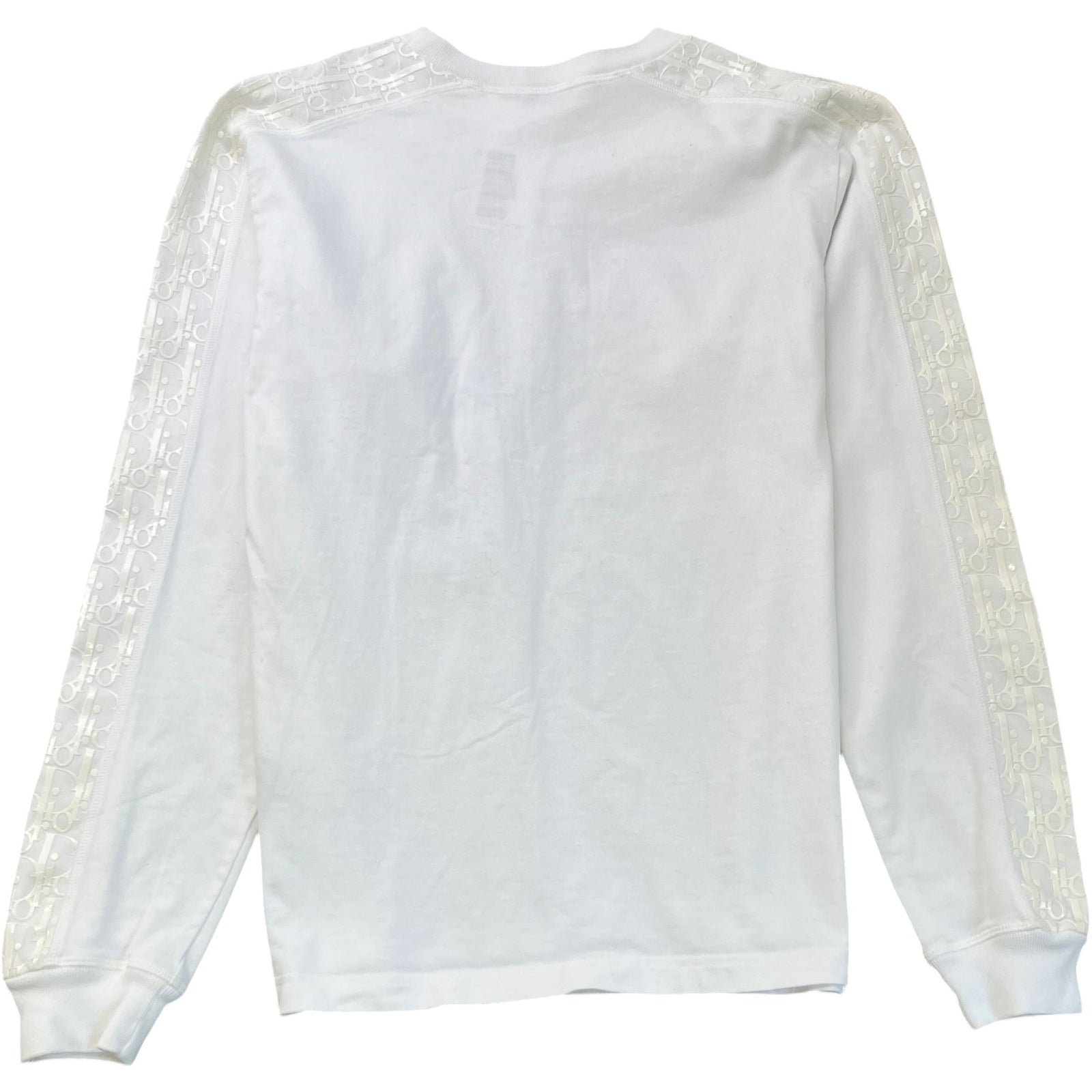 Men's Oblique Sweatshirt White Size L - Photo 2