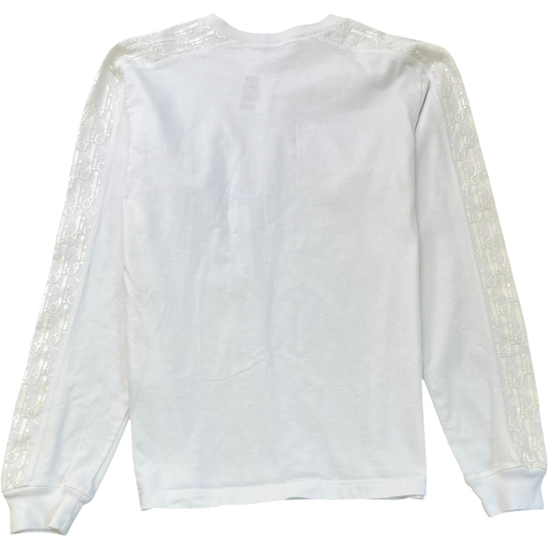 Men's Oblique Sweatshirt White Size L