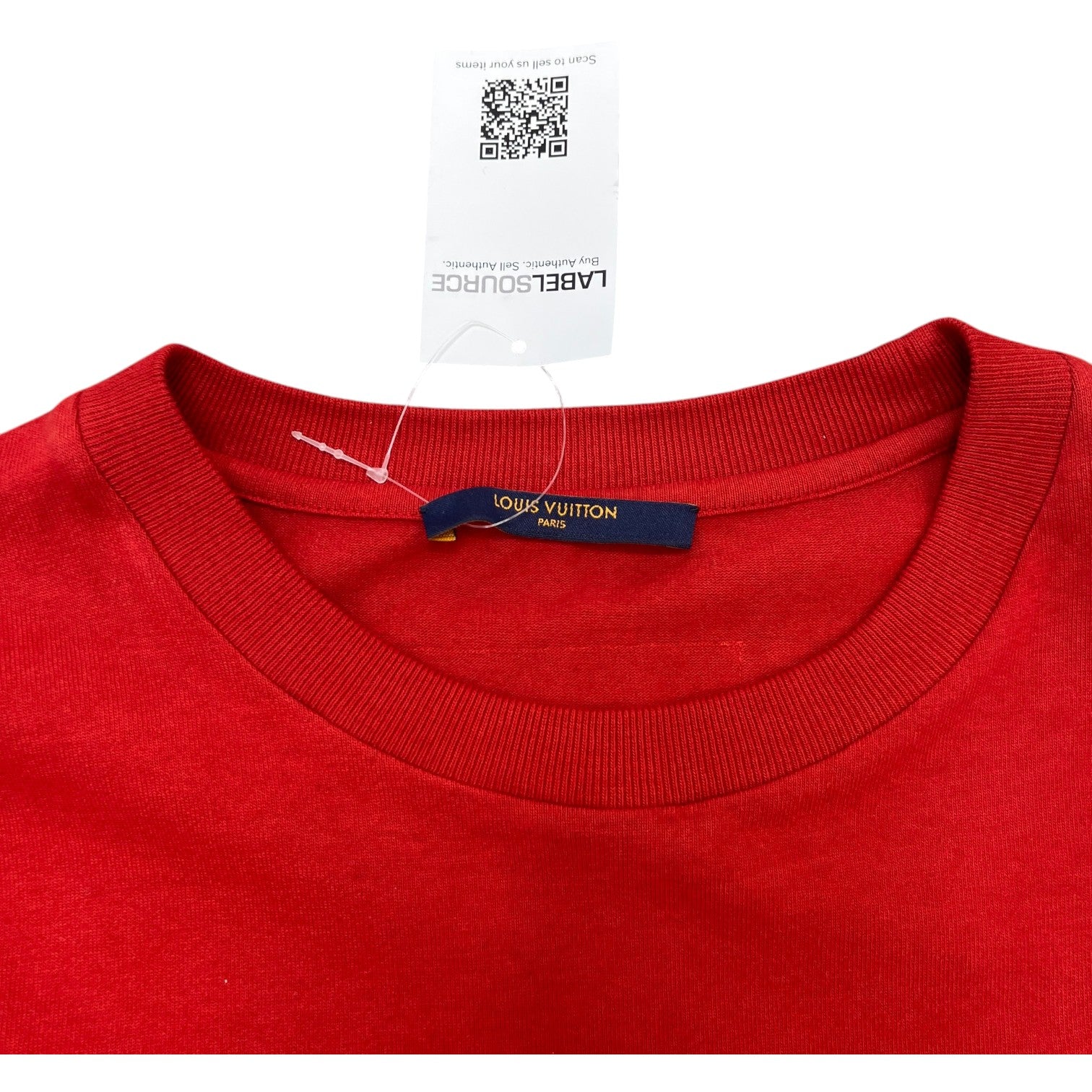 Men's Plaque Logo T-Shirt Red Size L - Photo 5