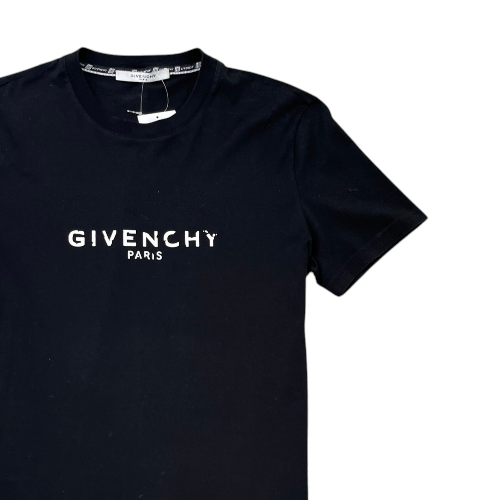 Men's Logo Print T-Shirt Black Size L - Photo 3