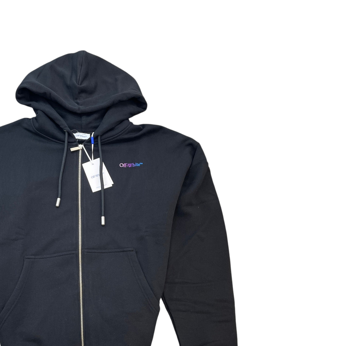 Men's Arrow Logo Hoodie Black Size XL - Photo 3