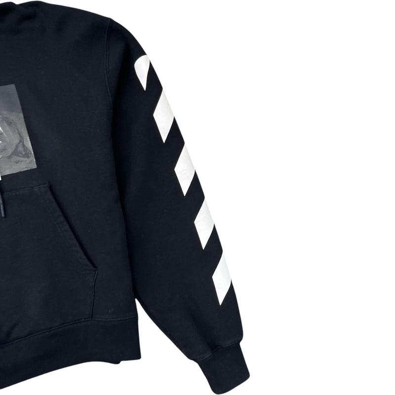 Men's Caravaggio Print Hoodie Black Size M