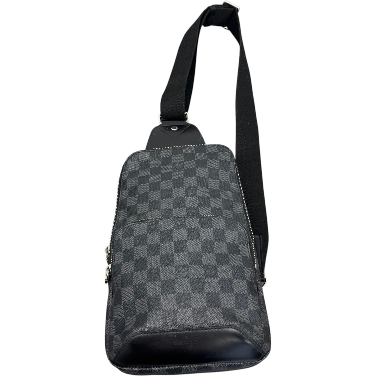 Men's Damier Graphite Avenue Sling Messenger Bag Black - Photo 3