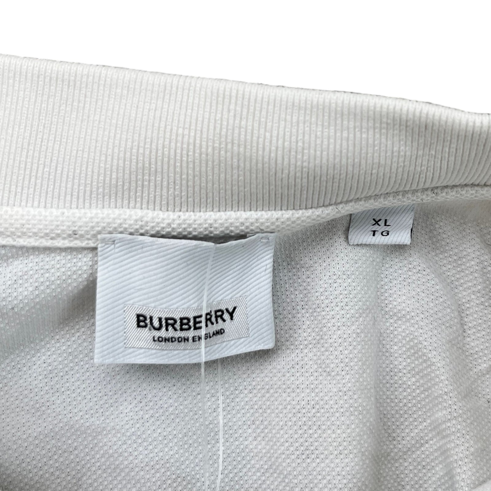 Men's Embroidered Logo T-Shirt White Size XL - Photo 7