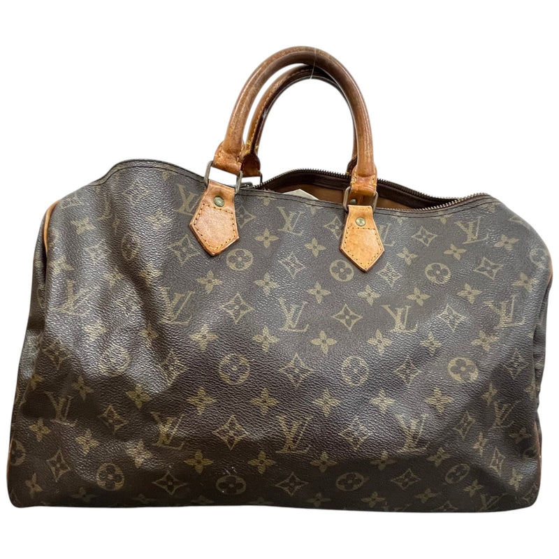 Women's Monogram Speedy 40 Bag Brown