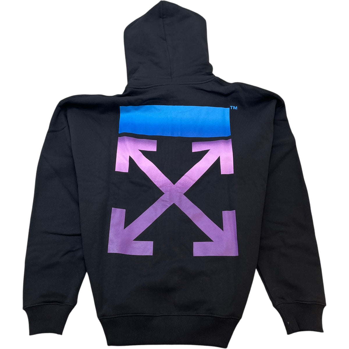 Men's Arrow Logo Hoodie Black Size XL - Photo 2