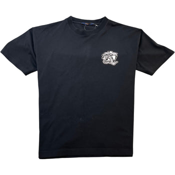 Men's Smoke Print T-Shirt Black Size M