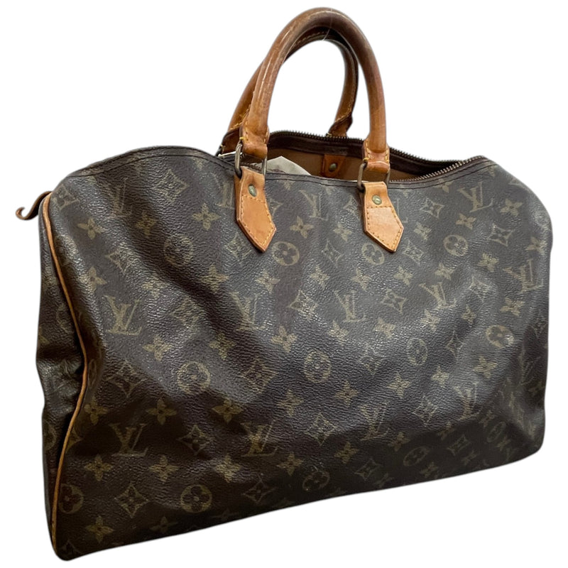 Women's Monogram Speedy 40 Bag Brown