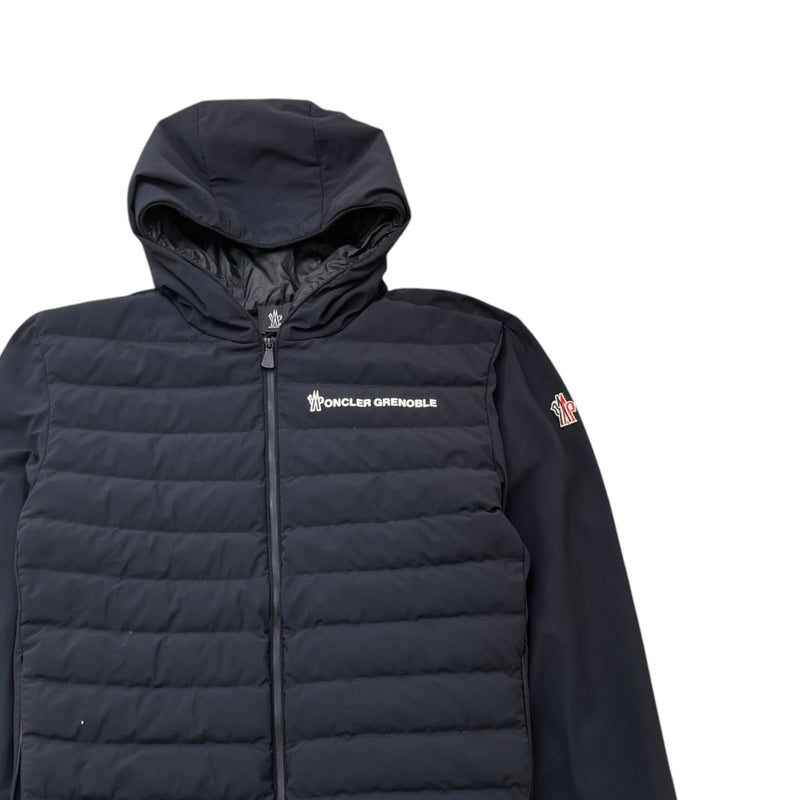 Men's Grenoble Maglia Cardigan Down Jacket Black Size 4 / XL