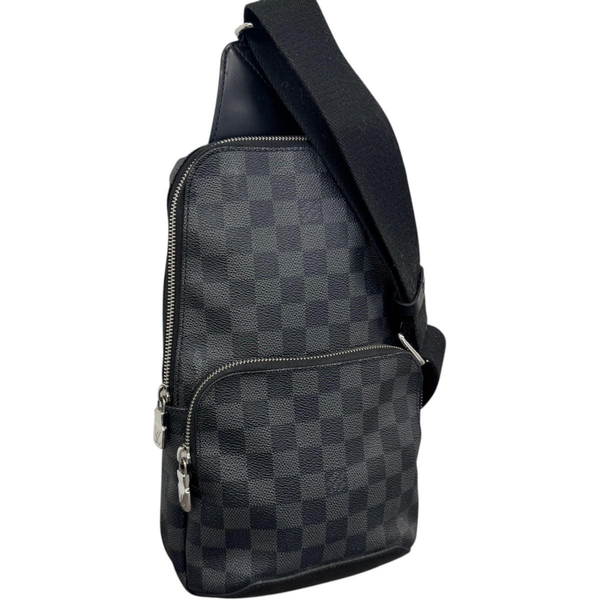 Men's Damier Graphite Avenue Sling Messenger Bag Black - Photo 4