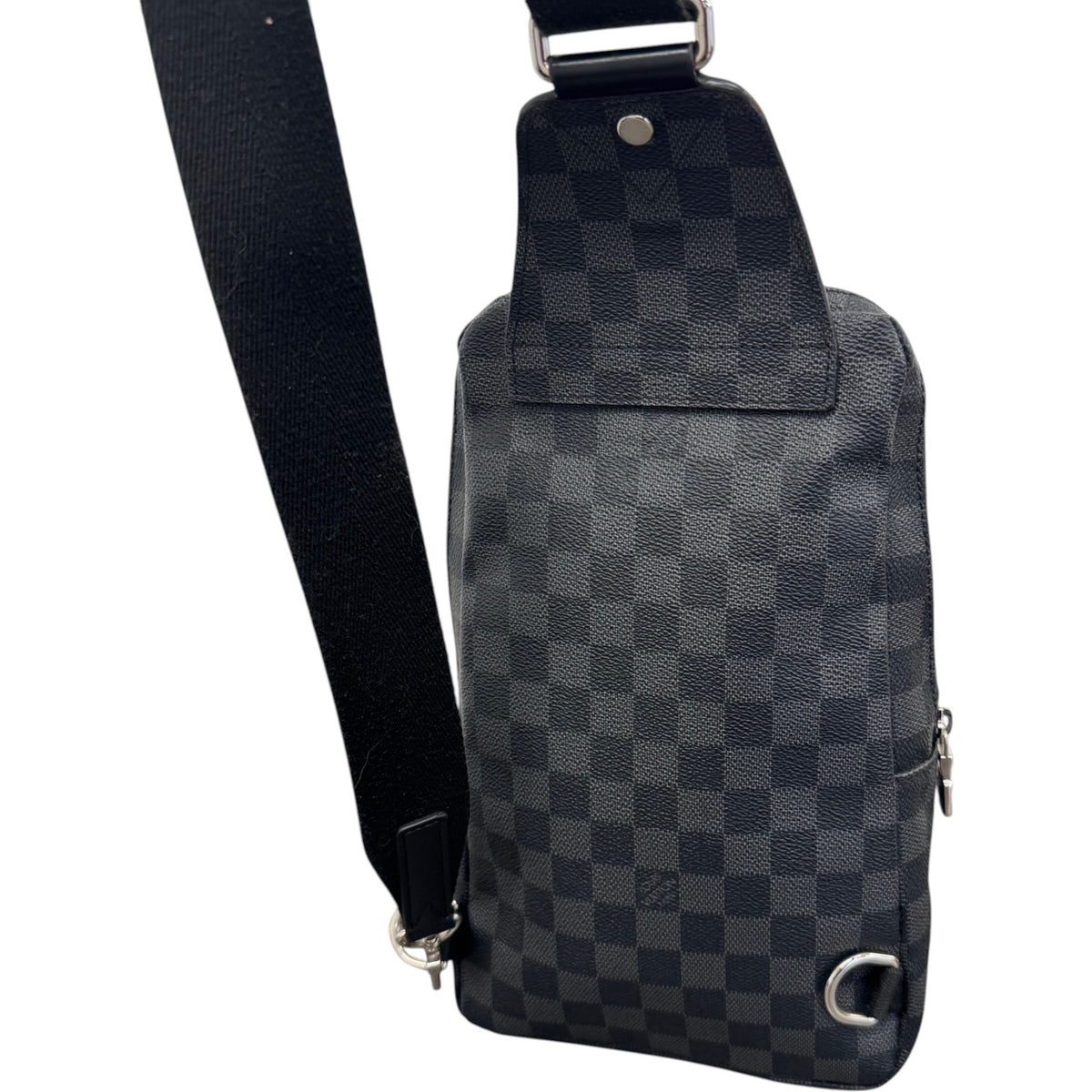 Men's Damier Graphite Avenue Sling Messenger Bag Black - Photo 6