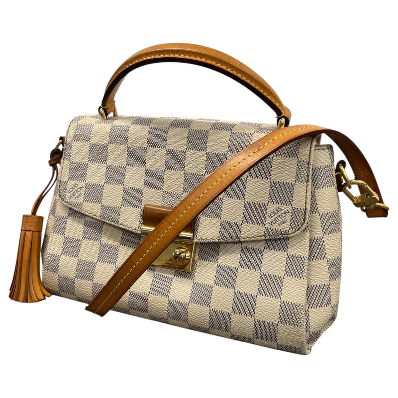 Women's Damier Azur Croisette Handbag White