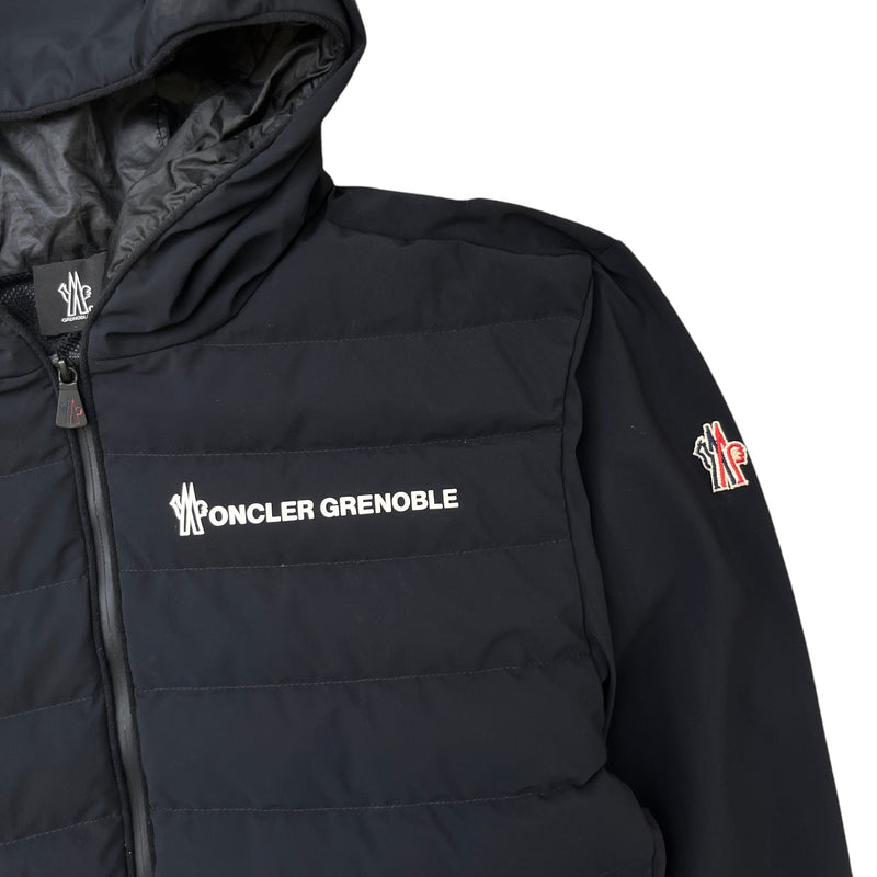 Men's Grenoble Maglia Cardigan Down Jacket Black Size 4 / XL