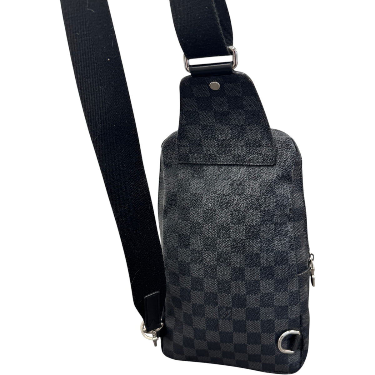 Men's Damier Graphite Avenue Sling Messenger Bag Black - Photo 7