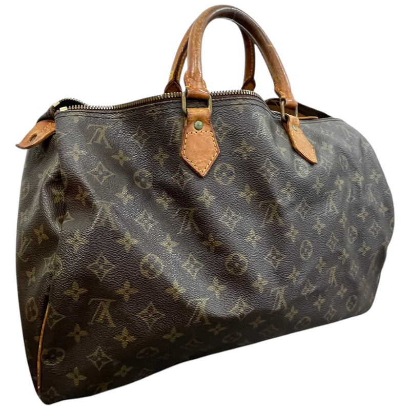 Women's Monogram Speedy 40 Bag Brown