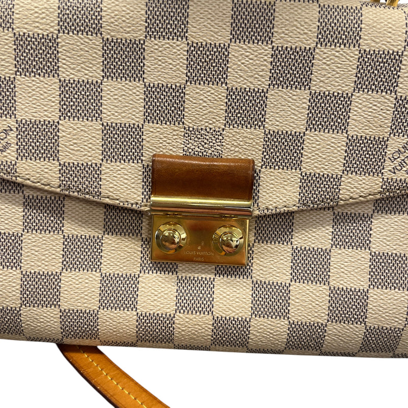 Women's Damier Azur Croisette Handbag White