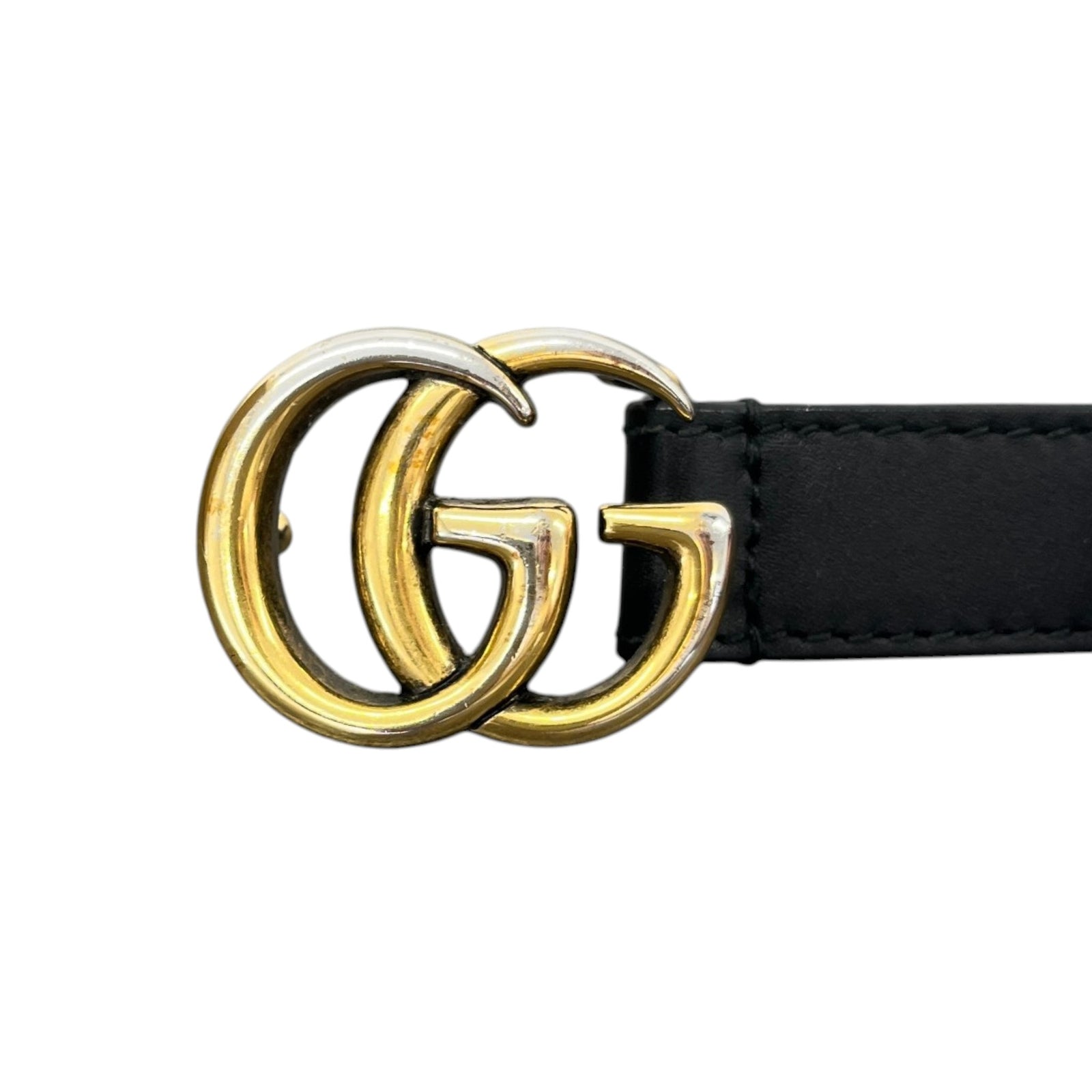 Women's Gg Marmont Belt Black Size Waist 34" - Photo 5