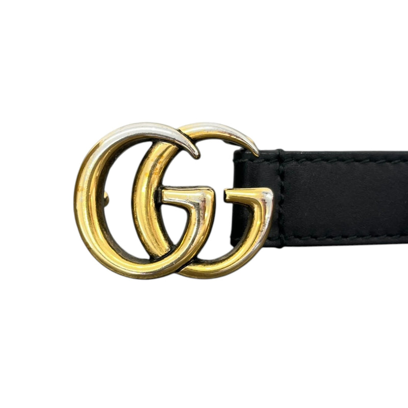 Women's Gg Marmont Belt Black Size Waist 34"