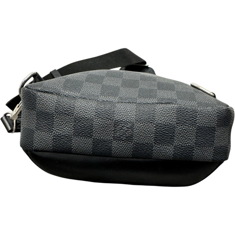 Men's Damier Graphite Avenue Sling Messenger Bag Black