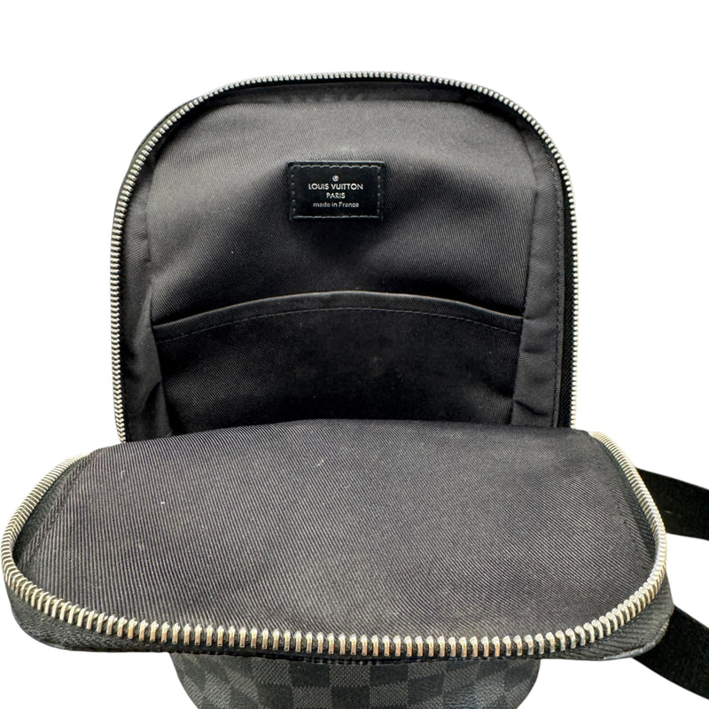 Men's Damier Graphite Avenue Sling Messenger Bag Black