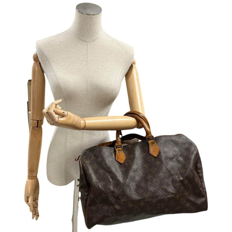 Women's Monogram Speedy 40 Bag Brown