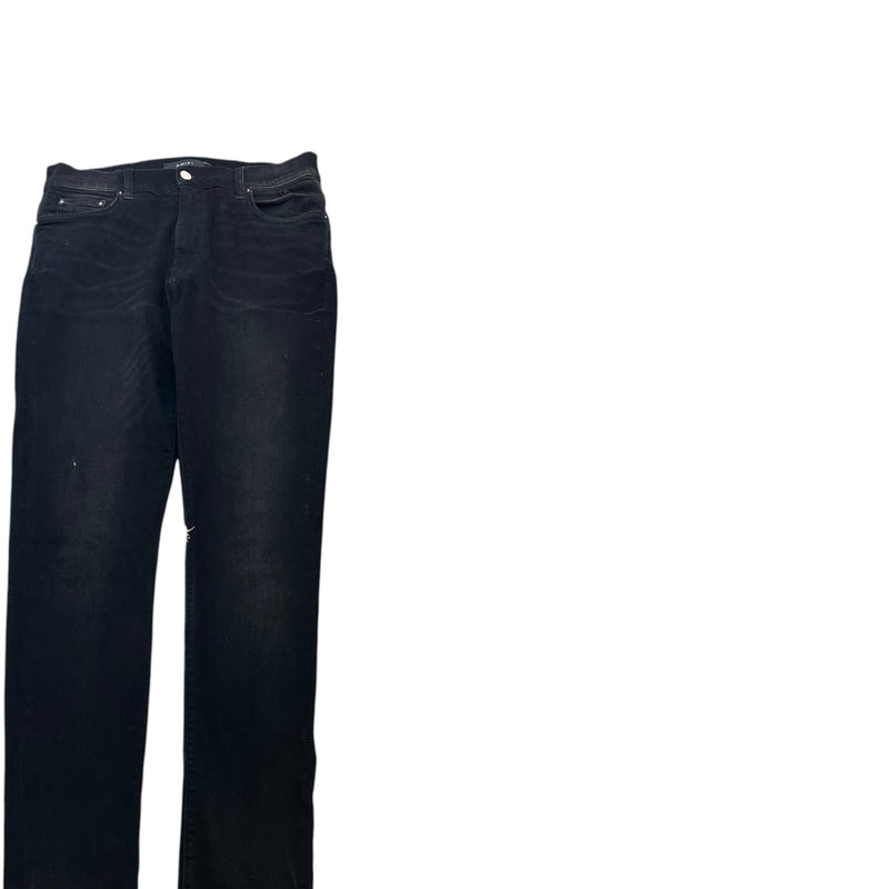 Men's Distressed Skinny Jeans Black Size M / W32