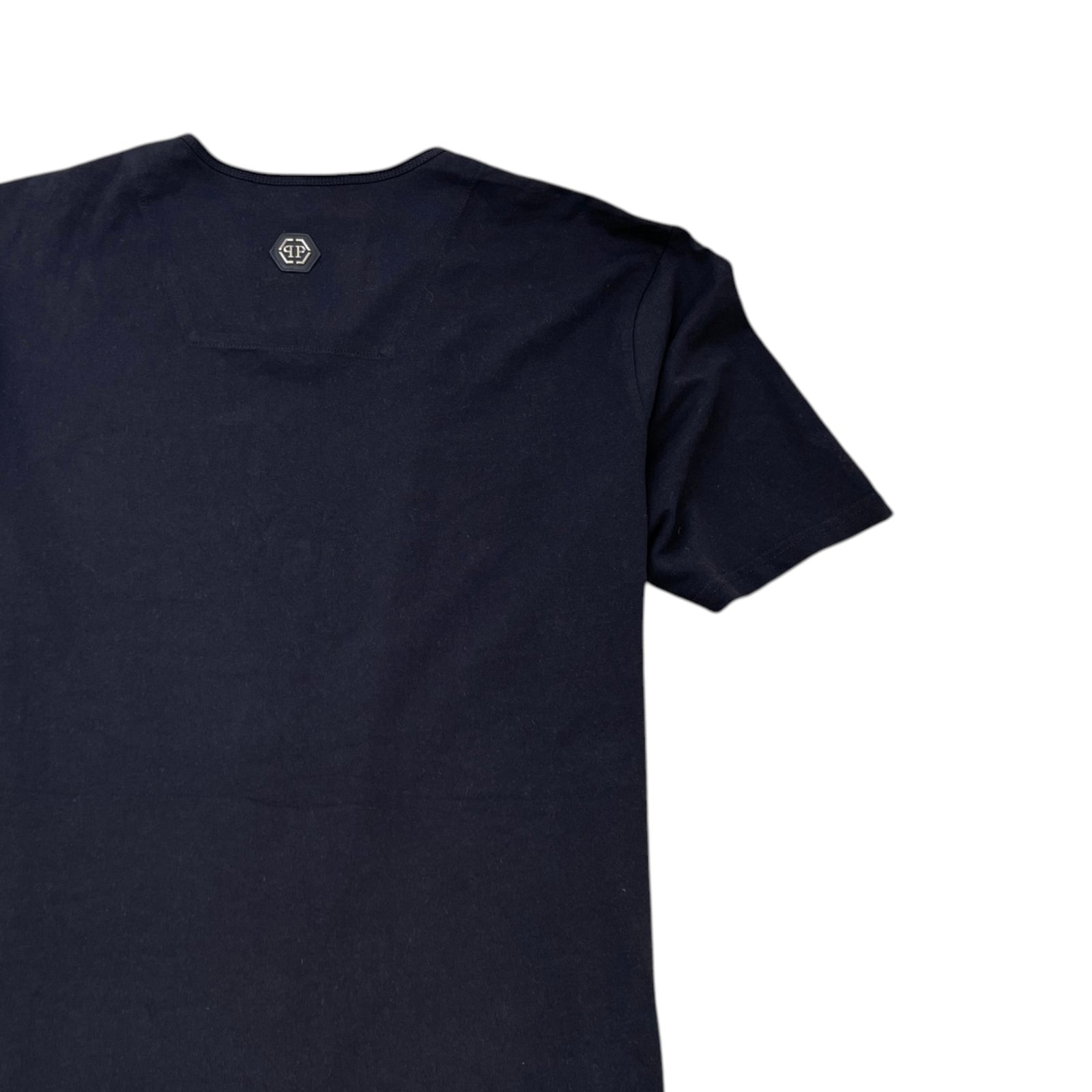 Men's Logo Print T-Shirt Black Size XXL - Photo 4
