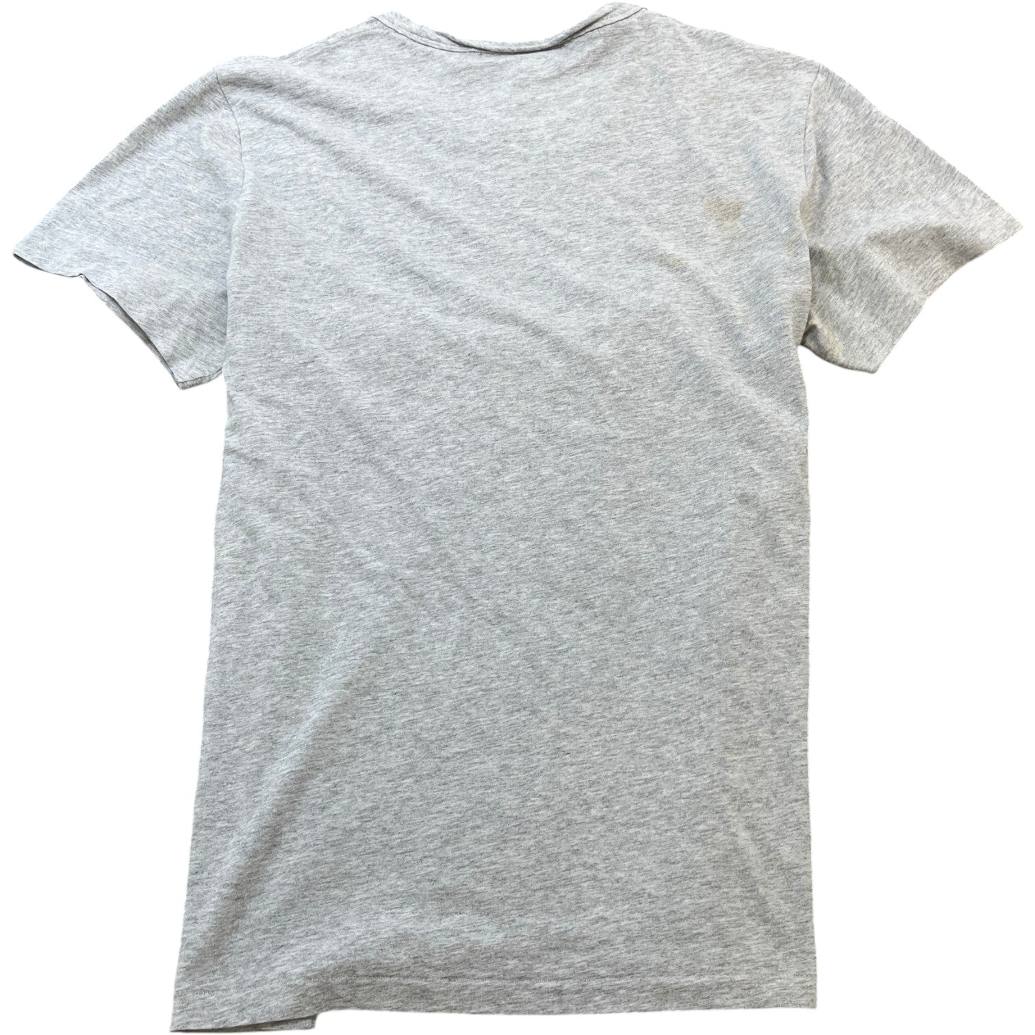 Men's Embroidered Logo T-Shirt Grey Size XL - Photo 2