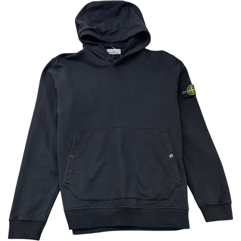 Men's Applique Logo Sweatshirt Black Size XXL