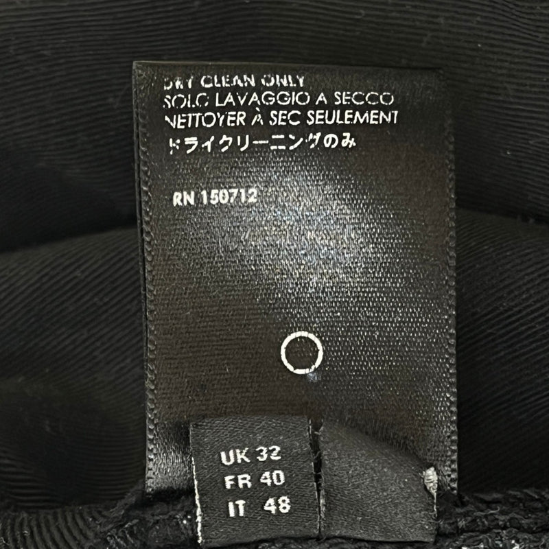 Men's Distressed Skinny Jeans Black Size M / W32