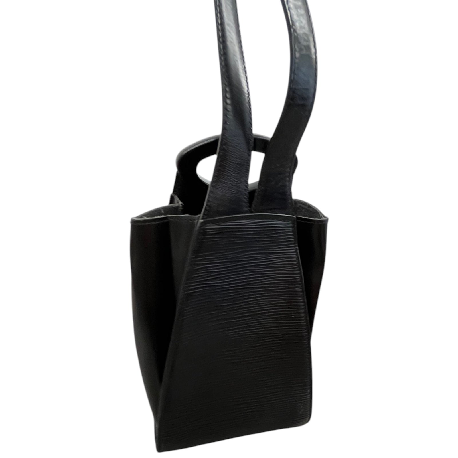 Women's Epi Minuit Crossbody Bag Black - Photo 9
