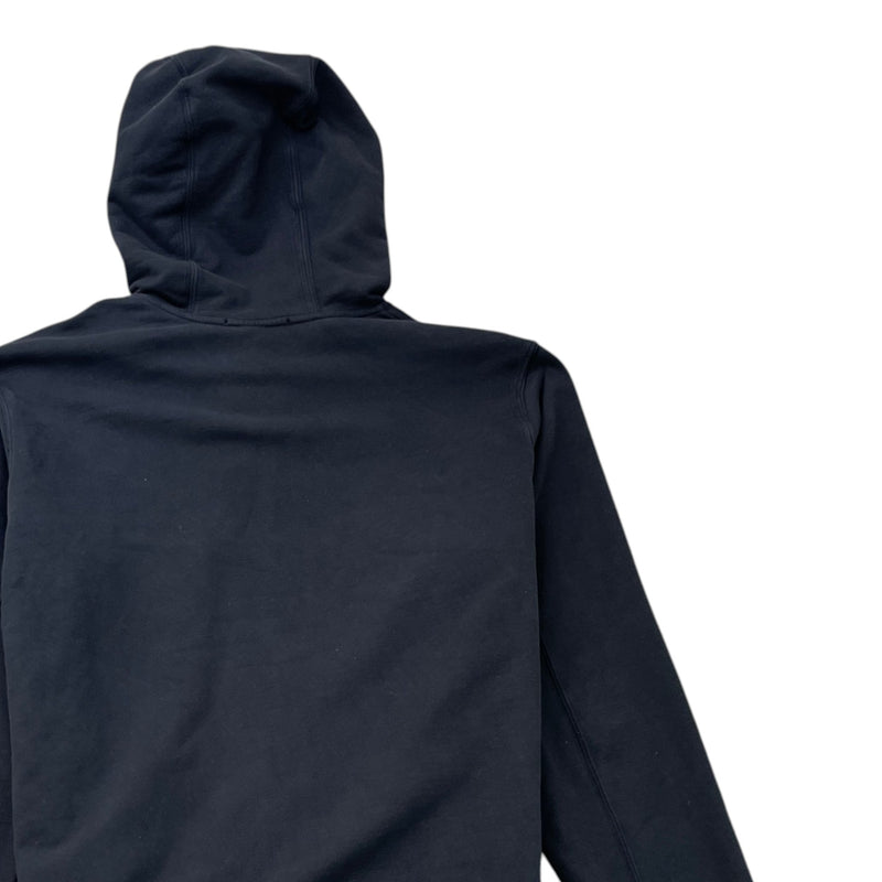 Men's Applique Logo Sweatshirt Black Size XXL