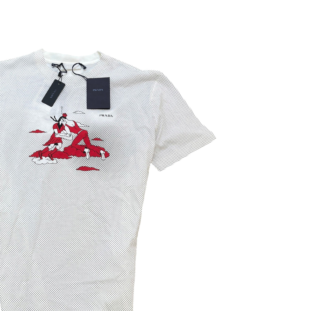 Men's Graphic Logo T-Shirt White Size L - Photo 3