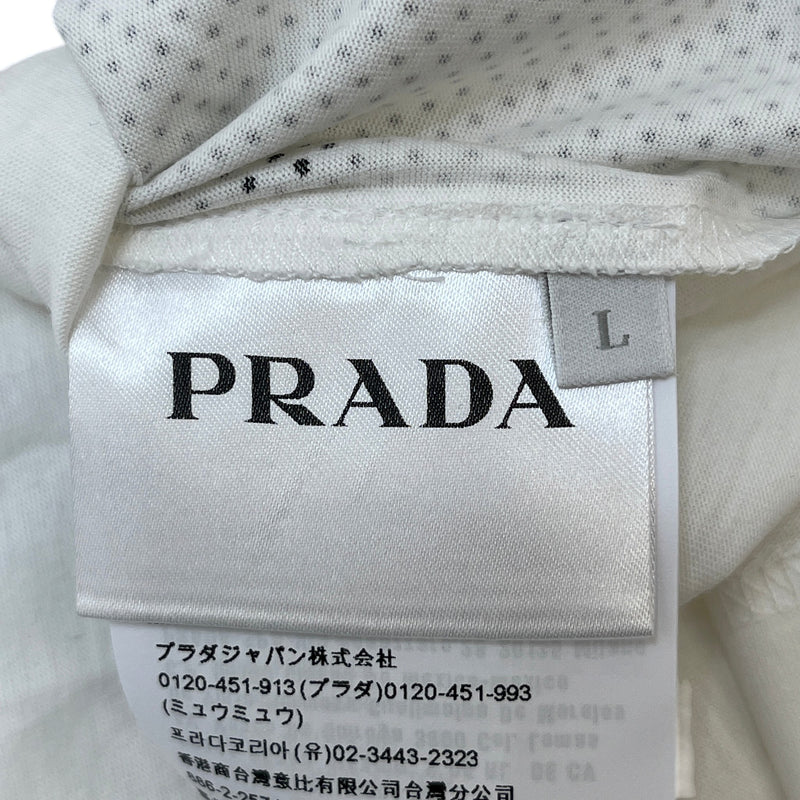 Men's Graphic Logo T-Shirt White Size L