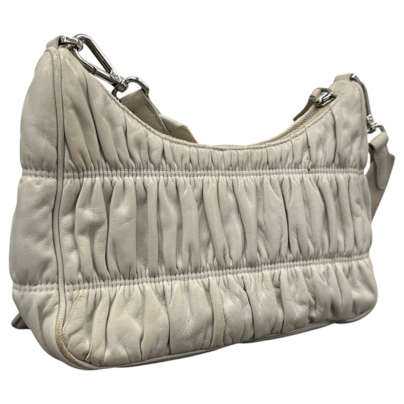Women's Re-edition 2005 Nappa Gaufré Crossbody Bag Beige