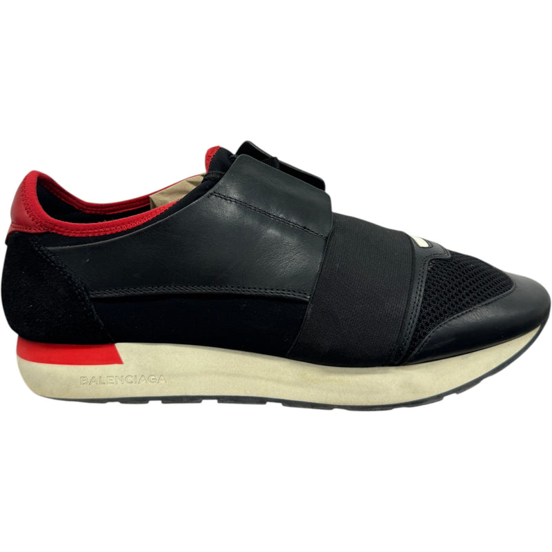 Men's Race Runner Low Trainers Black Size UK 7 / EU 41