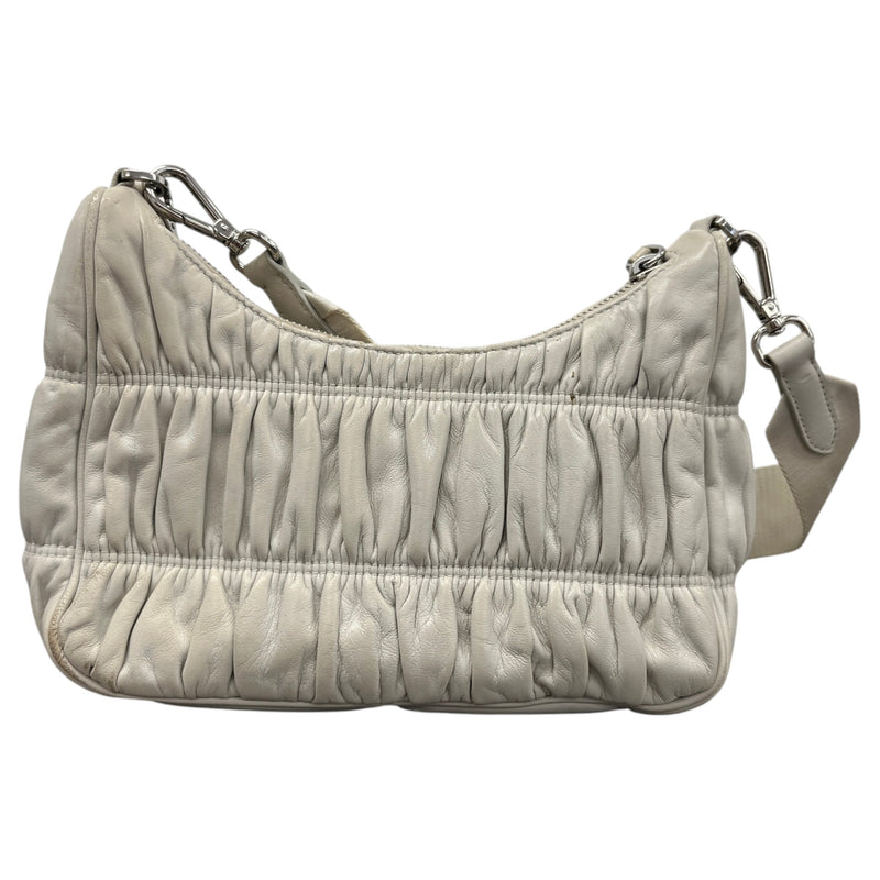 Women's Re-edition 2005 Nappa Gaufré Crossbody Bag Beige