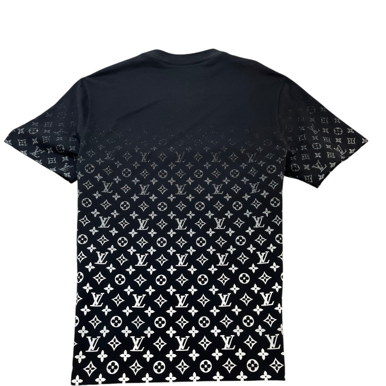 Men's Monogram Gradient T-Shirt Black Size XL - Photo 2