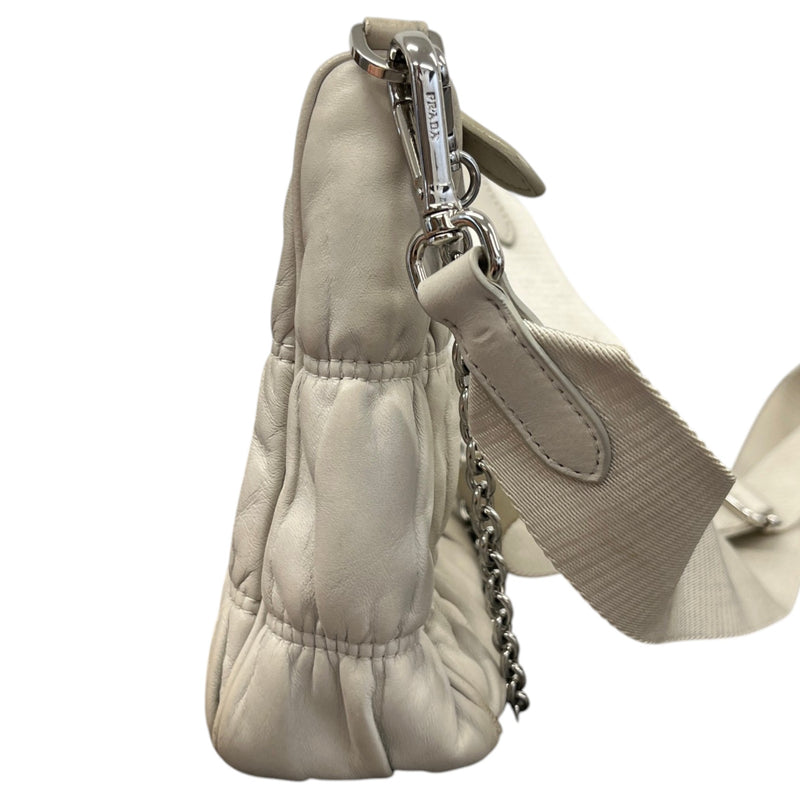Women's Re-edition 2005 Nappa Gaufré Crossbody Bag Beige