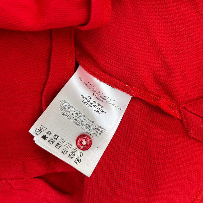 Men's Maglia Polo Shirt Red Size M