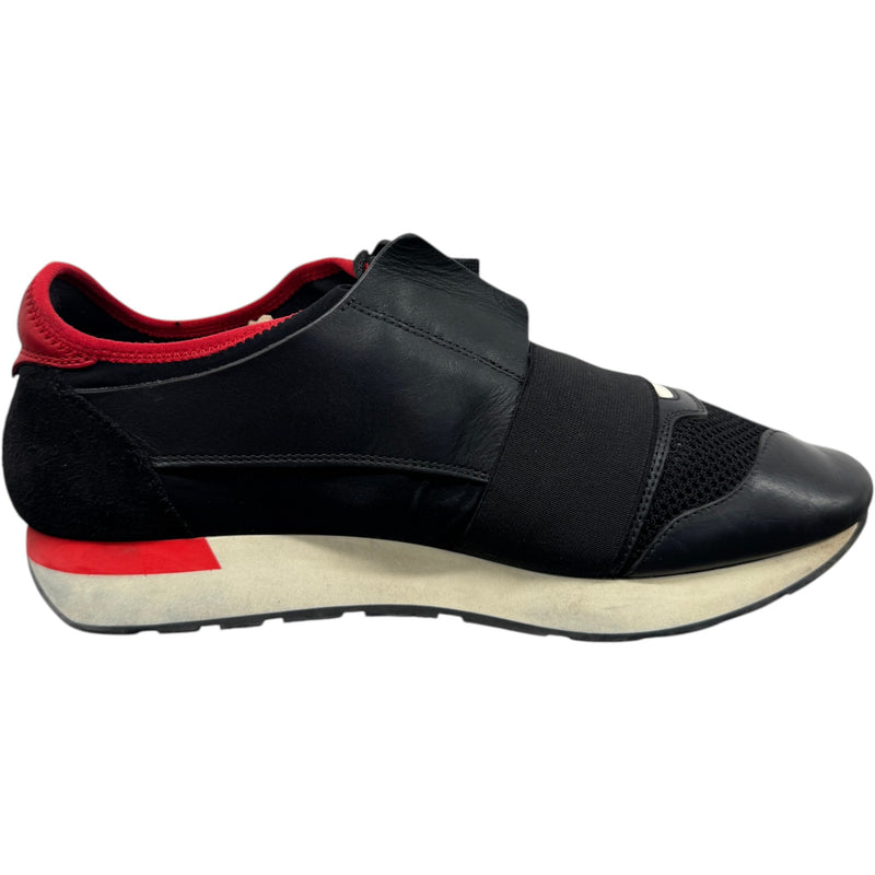 Men's Race Runner Low Trainers Black Size UK 7 / EU 41