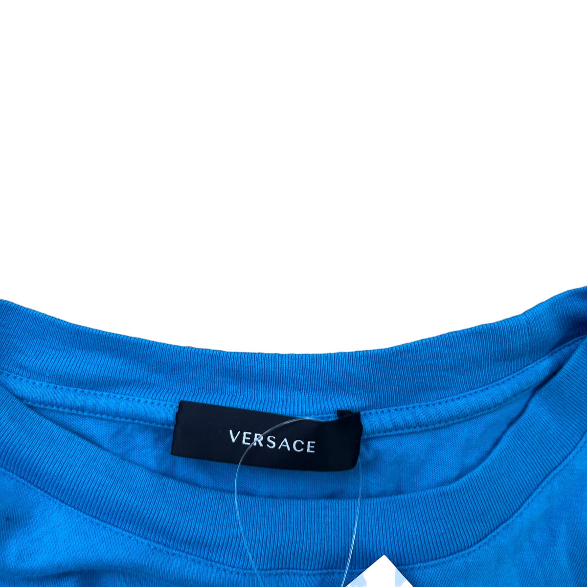 Men's Logo Print T-Shirt Blue Size XXL - Photo 7