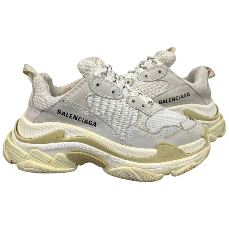 Women's Triple S Low Trainers White Size UK 3 / EU 36