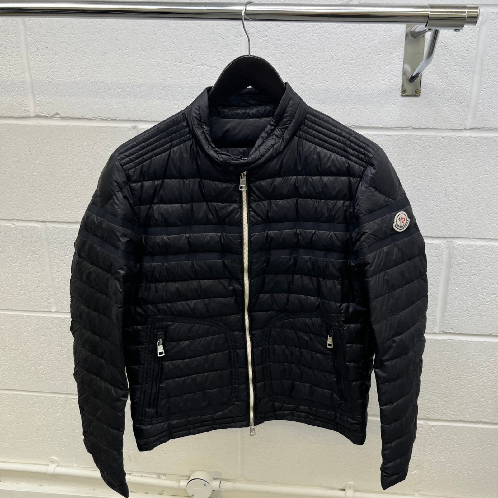 Men's Christian Down Jacket Black Size 1 / S - Photo 9