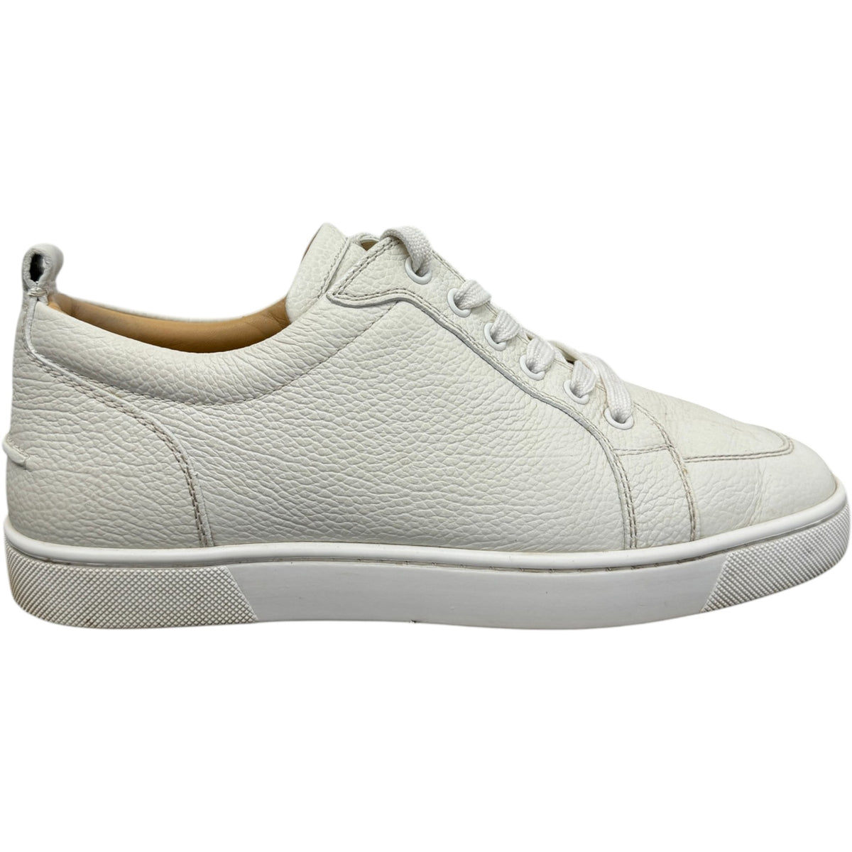Men's Louis Junior Flat Low Trainers White Size UK 6 / EU 40 - Photo 1