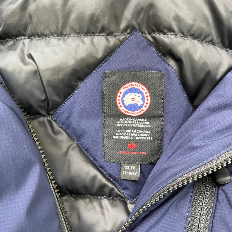 Men's Lodge Hoody Down Jacket Navy Size XS