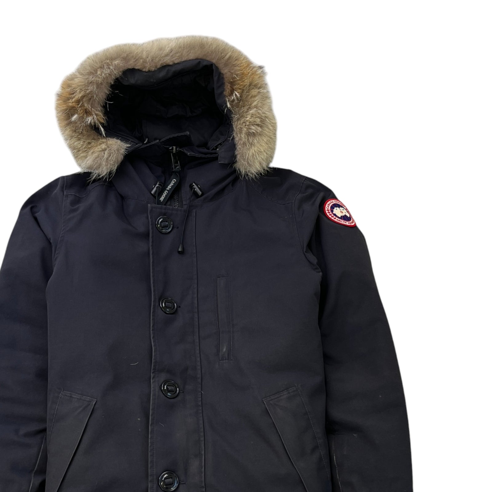 Men's Chateau Parka Down Jacket Navy Size XS - Photo 3